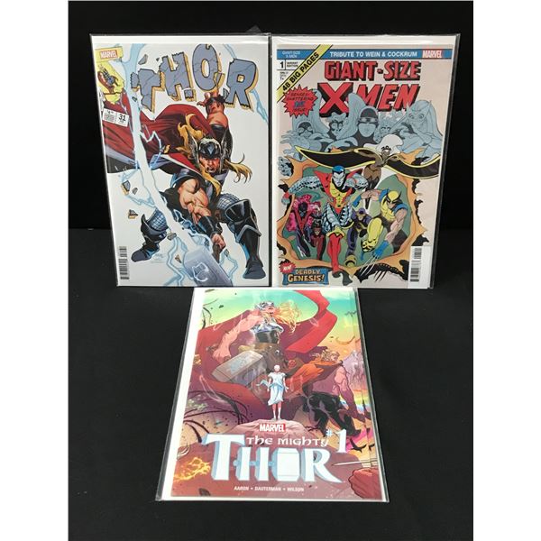 LOT OF 3 MARVEL COMICS INCLUDING 2 THOR
