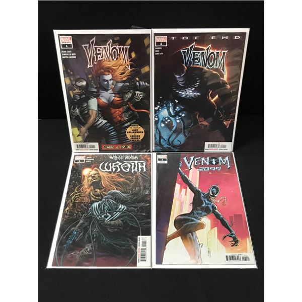 LOT OF 4 VENOM #1 COMICS - MARVEL COMICS