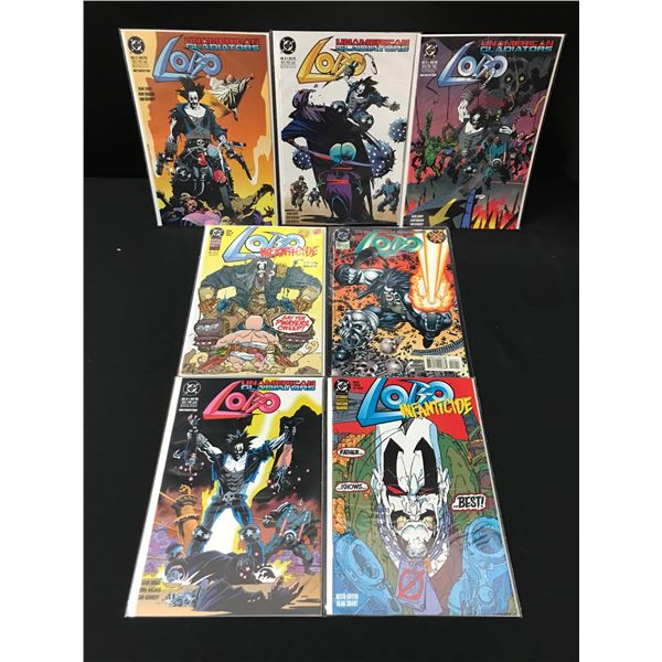 LOT OF 7 LOBO COMICS - DC COMICS
