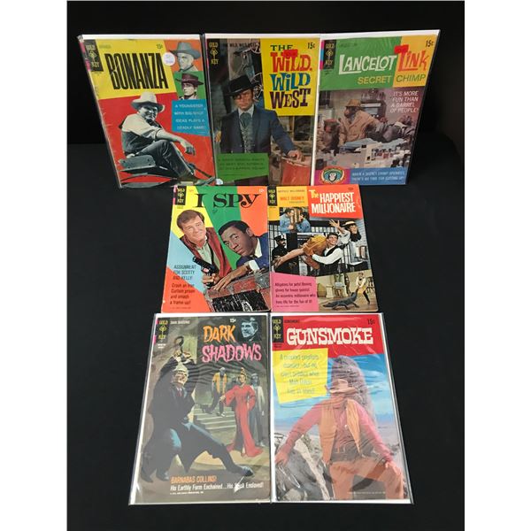 LOT OF 7 GOLD KEY COMICS - VARIOUS TITLES