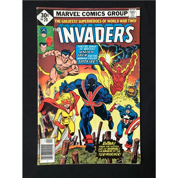 MARVEL COMICS THE INVADERS NO.20