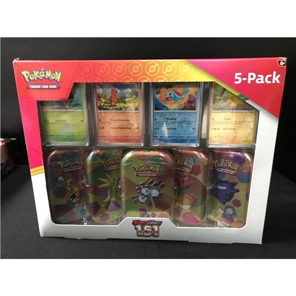 SEALED POKEMON SCARLET AND VIOLET 151 5 PACK
