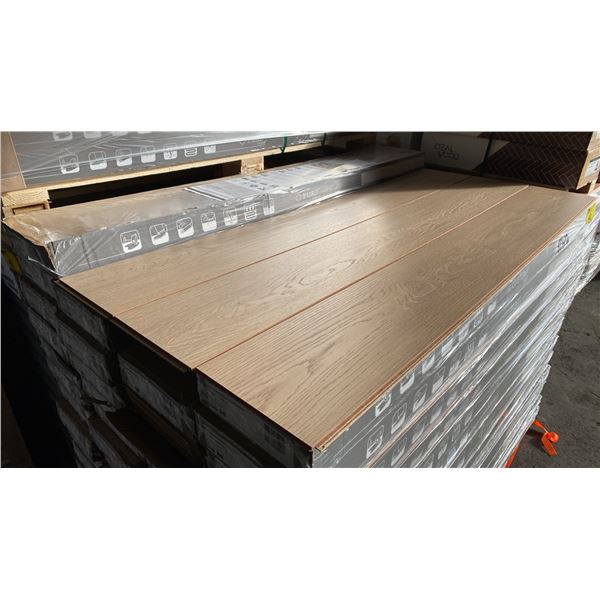 1,344.72 SQ FT OF EURO ORIGINAL ESSENTIALS COLLECTION SALZBURG OAK 8372 GLUELESS LAMINATE FLOORING