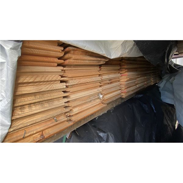 CRAFTSMAN 1X6 S.P.F EMM 1/8TH GAP 8' PROFESSIONAL OUTDOOR WOODEN SIDING APPROX 110 PCS