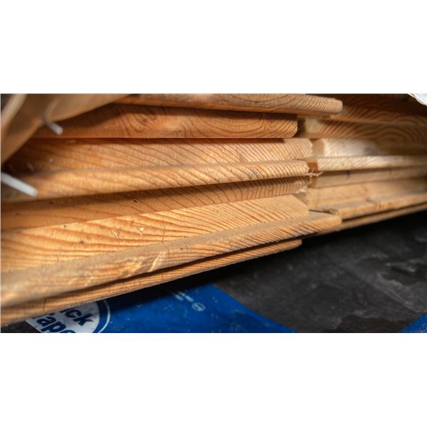 CRAFTSMAN 1X6 EM/S.P.F TNG 1/8TH GAP 8' PROFESSIONAL OUTDOOR WOODEN SIDING APPROX 180 PCS
