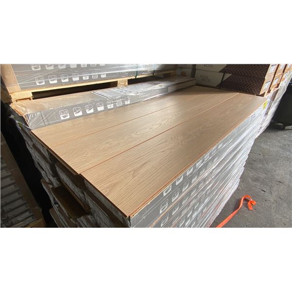 1,344.72 SQ FT OF EURO ORIGINAL ESSENTIALS COLLECTION SALZBURG OAK 8372 GLUELESS LAMINATE FLOORING