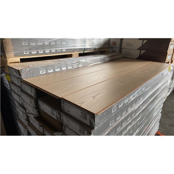 1,344.72 SQ FT OF EURO ORIGINAL ESSENTIALS COLLECTION SALZBURG OAK 8372 GLUELESS LAMINATE FLOORING