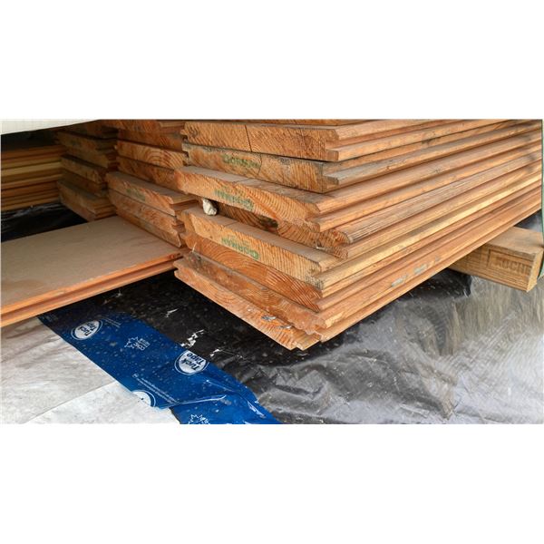 1X8 D.FIR TONGUE & GROOVE FINELINE/V-JOINT 14' & 16' PROFESSIONAL OUTDOOR WOODEN SIDING