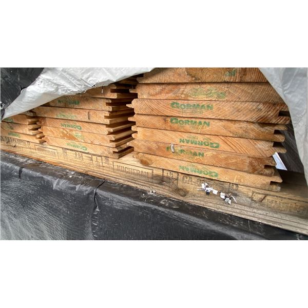 1X8 D.FIR TONGUE & GROOVE 1/8TH GAP V-JOINT 14' PROFESSIONAL OUTDOOR WOODEN SIDING