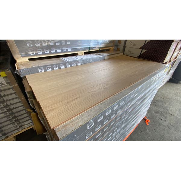 1,344.72 SQ FT OF EURO ORIGINAL ESSENTIALS COLLECTION SALZBURG OAK 8372 GLUELESS LAMINATE FLOORING