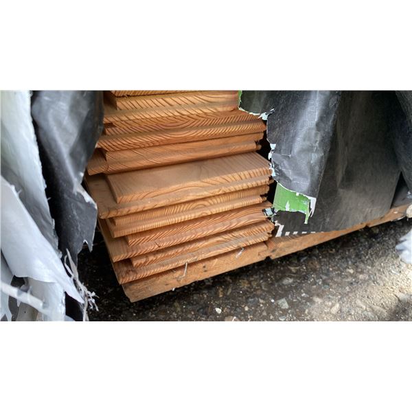 1X6 D.FIR 1/8TH GAP V2E EMM SHORT 4' PROFESSIONAL OUTDOOR WOODEN SIDING