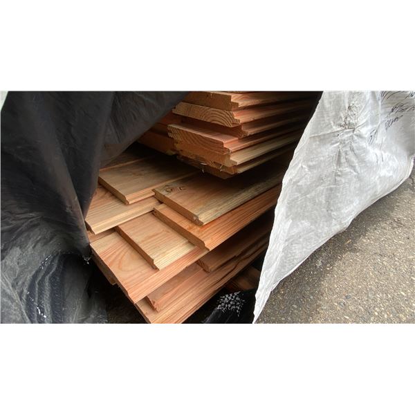 ELYKWOOD 1X6 FIR STK 1/8TH GAP TONGUE & GROOVE 6'-7' PROFESSIONAL OUTDOOR WOODEN SIDING