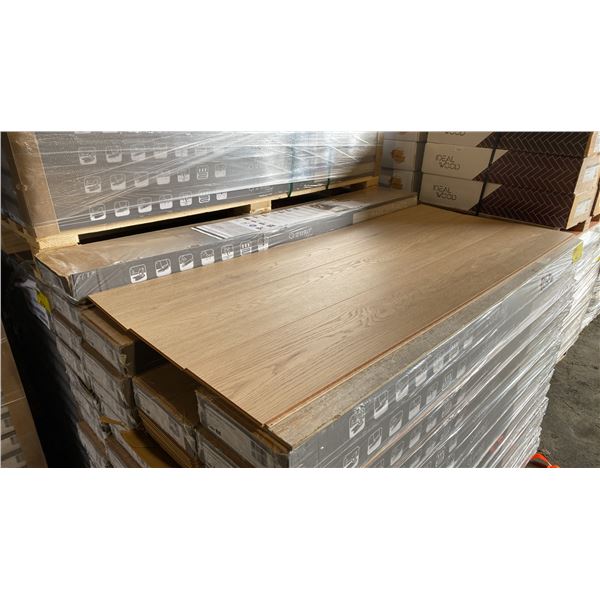 620.6 SQ FT OF EURO ORIGINAL ESSENTIALS COLLECTION SALZBURG OAK 8372 GLUELESS LAMINATE FLOORING