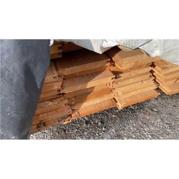 16X1/5 WESTERN RED CEDAR V4E TONGUE & GROOVE 5' PROFESSIONAL OUTDOOR WOODEN SIDING