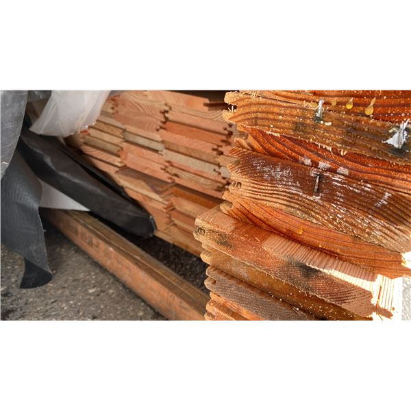 1X6 D.FIR STK V-JOINT 1/8TH GAP 3'-5' PROFESSIONAL OUTDOOR WOODEN SIDING