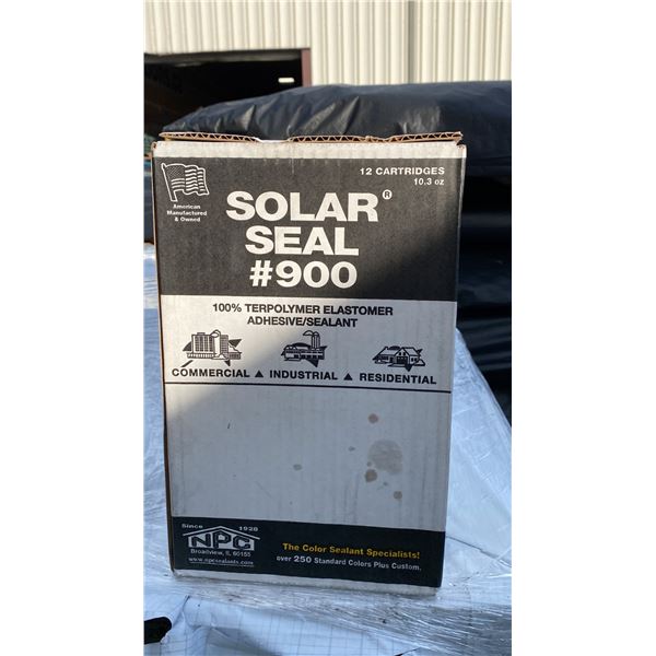 PALLET OF SOLAR SEAL 900 TERPOLYMER ELASTOMER ADHESIVE/SEALANT *ASSORTED COLORS*