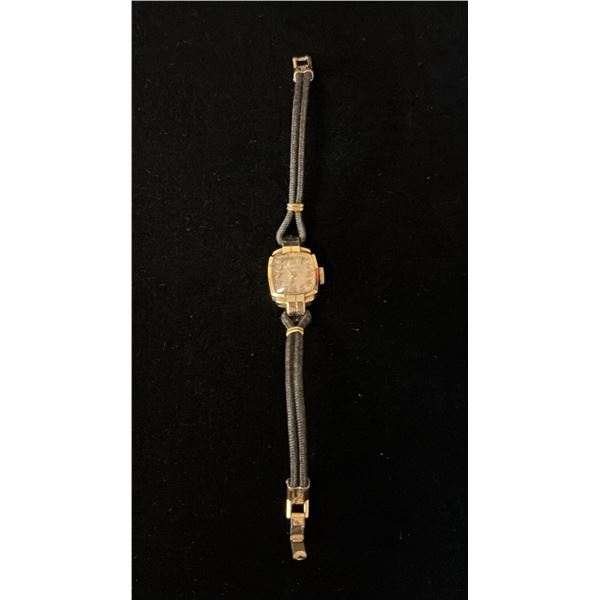 APPROX 14K LONGINES LADIES WRISTWATCH (8.4G, REQUIRES SERVICE)