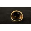 Image 3 : APPROX 10K MENS SIGNET RING SET WITH ONYX AND DIAMOND (6.7G)
