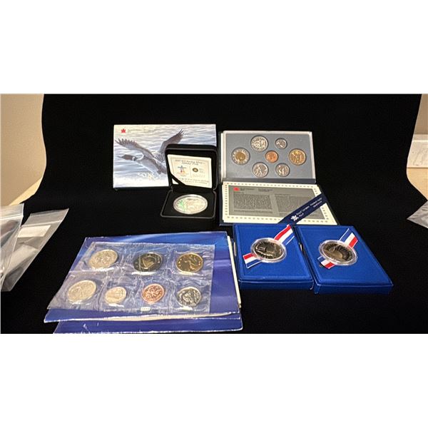 CANADA & USA MINT COINS, $25 OLYMPIC SILVER COIN