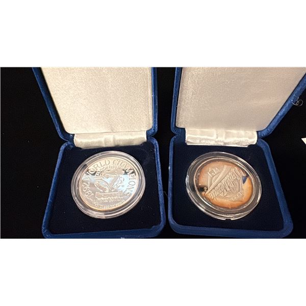 TWO CANADIAN 1OZ SILVER COINS