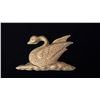 Image 1 : BRASS SWAN BROOCH