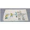 Image 1 : Signed Original Inuit Textile Painting by Gyta Eeseemailie