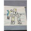 Image 5 : Signed Original Inuit Textile Painting by Gyta Eeseemailie