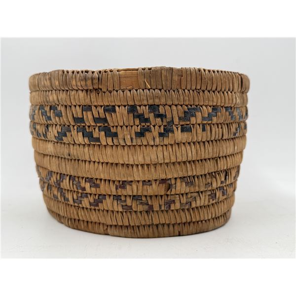 Hand-Woven Indigenous Salish Cedar Basket