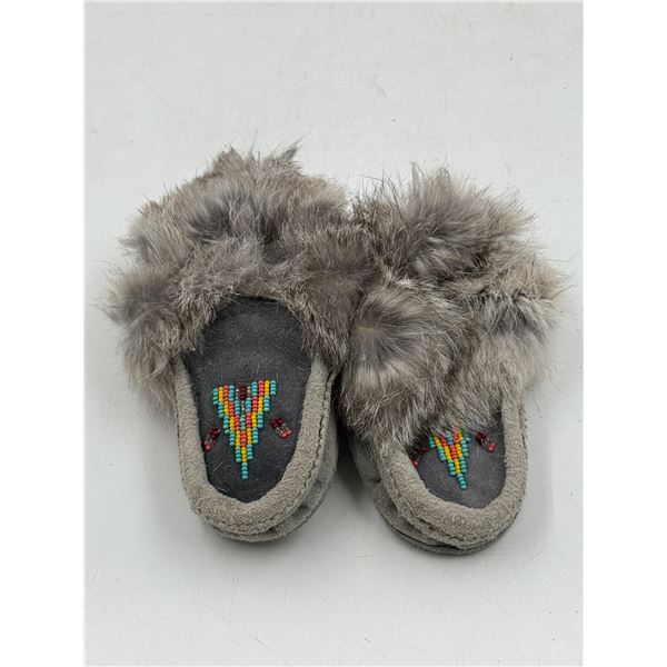 Pair of Handmade Indigenous Moccasins