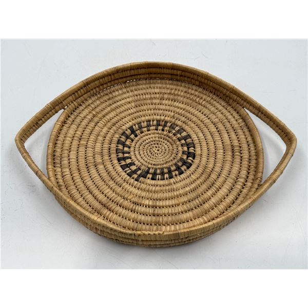 Indigenous Hand-Woven Coil Basket w/ Handles