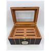 Image 4 : VTG Glass-Top Cigar Humidor