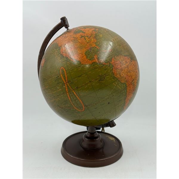 George F. Cram Co. Inc. Light-Up Globe Made in USA