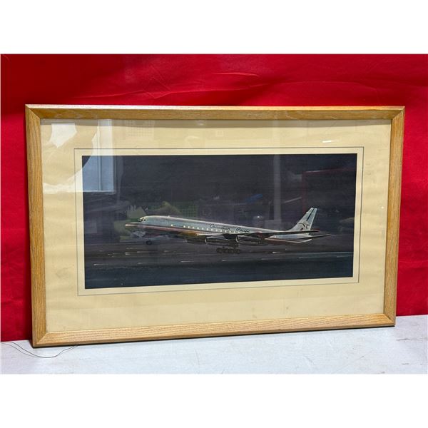Framed Canadian Pacific Aviation Print