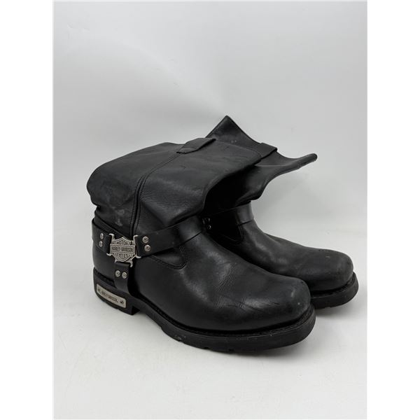 Pair of Harley-Davidson Leather Riding Boots