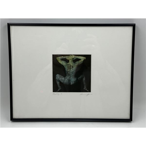 Framed, Signed, & Numbered "Frog Lady" Print (1/3)