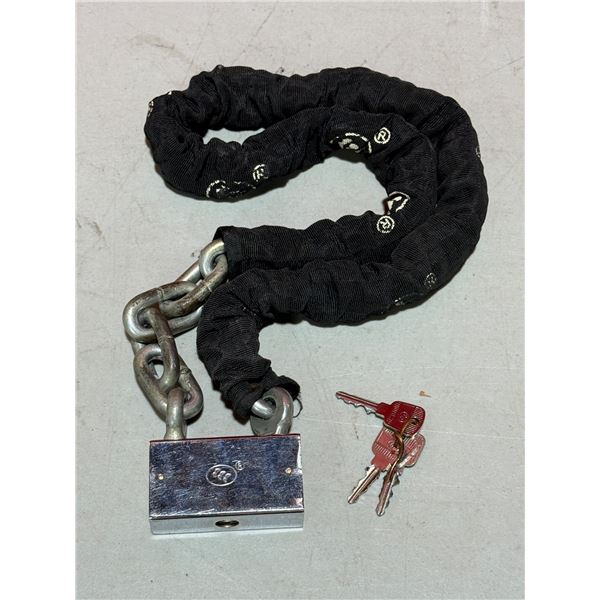 Security Chain Lock w/ Keys