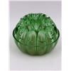 Image 1 : VTG Green Glass Flower Frog