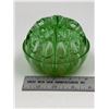 Image 5 : VTG Green Glass Flower Frog