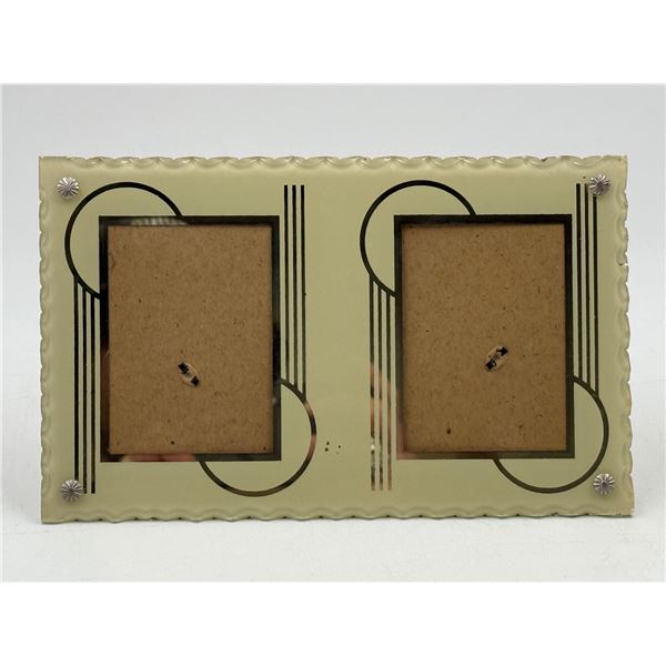 Art Deco Double Picture Frame