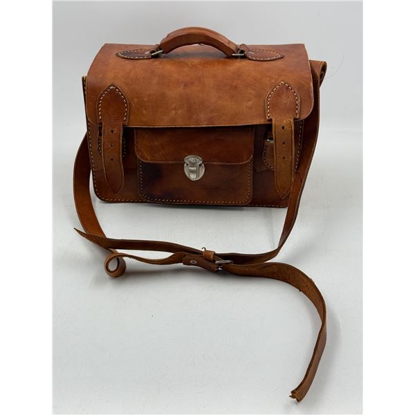 Handcrafted Leather Satchel Bag