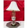 Image 1 : French Opaline Lamp w/ Marble Base