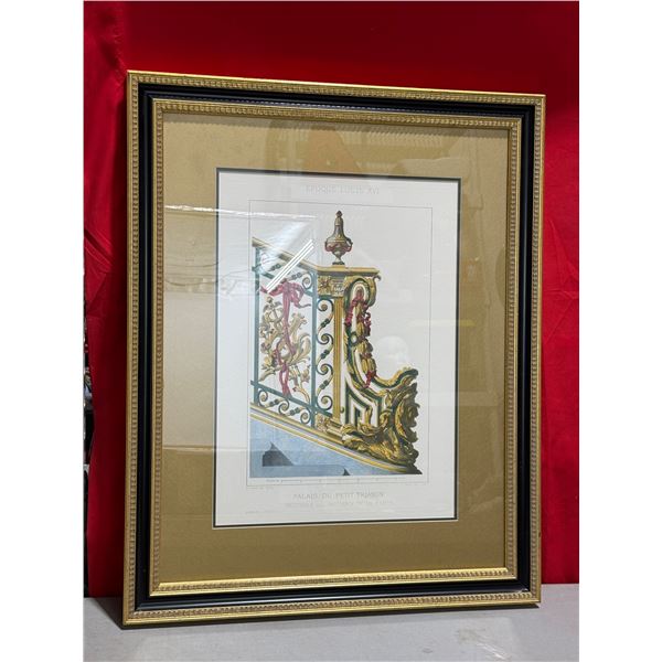 Framed "Palais du Petit Trianon" Print