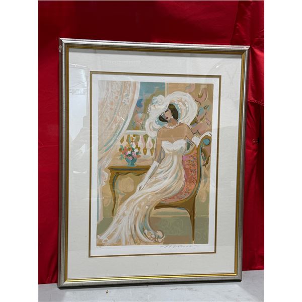 Framed, Signed, & Numbered "Camille" Print by Isaac Maimon