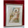 Image 1 : Framed, Signed, & Numbered "Camille" Print by Isaac Maimon