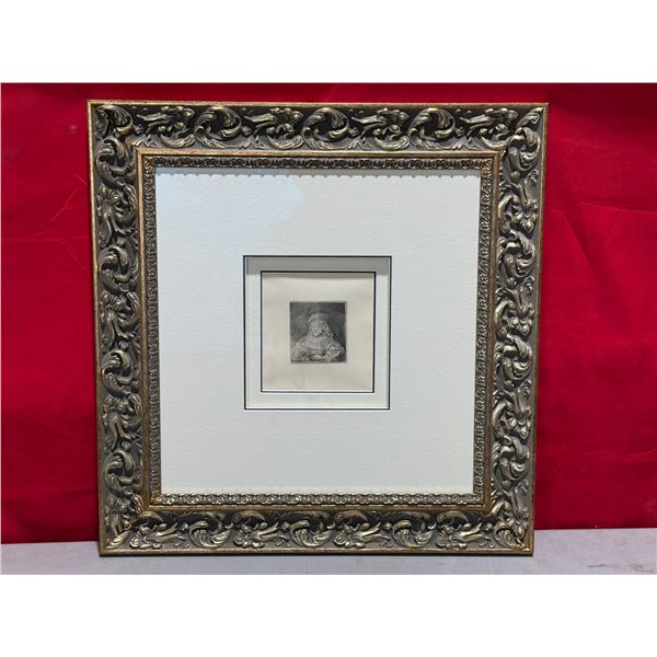 Framed "The Card Player" Print by Rembrandt Van Rijn