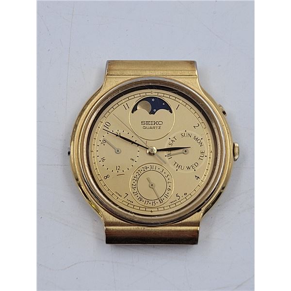 VTG Seiko Moonphase Calendar Watch Face