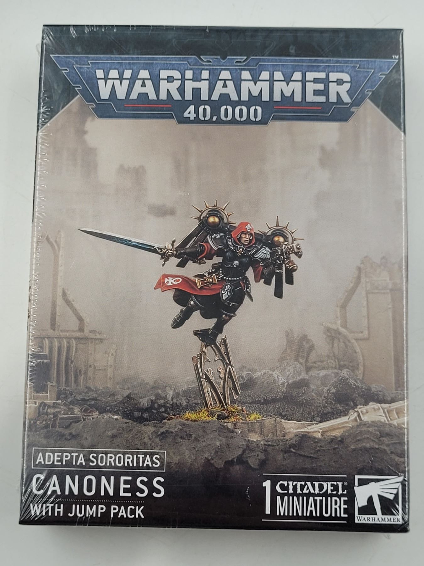 Sealed Warhammer 40,000 Canoness w/ Jump Pack Miniature
