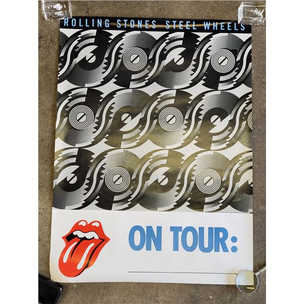 Rolling Stones: Steel Wheels Poster