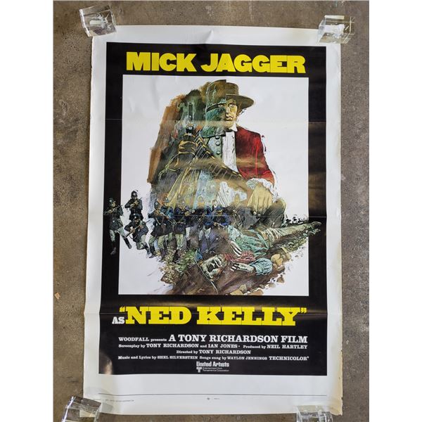 Mick Jagger as Ned Kelly Movie Poster