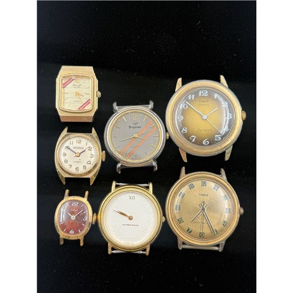 Lot of Assorted Gold-Tone Watch Faces
